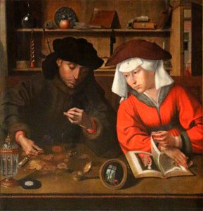 Quinten Metsys-Banquier et sa femme