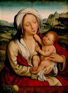 Quentin Massys - Madonna and Child - 89.60 - Detroit Institute of Arts. Free illustration for personal and commercial use.