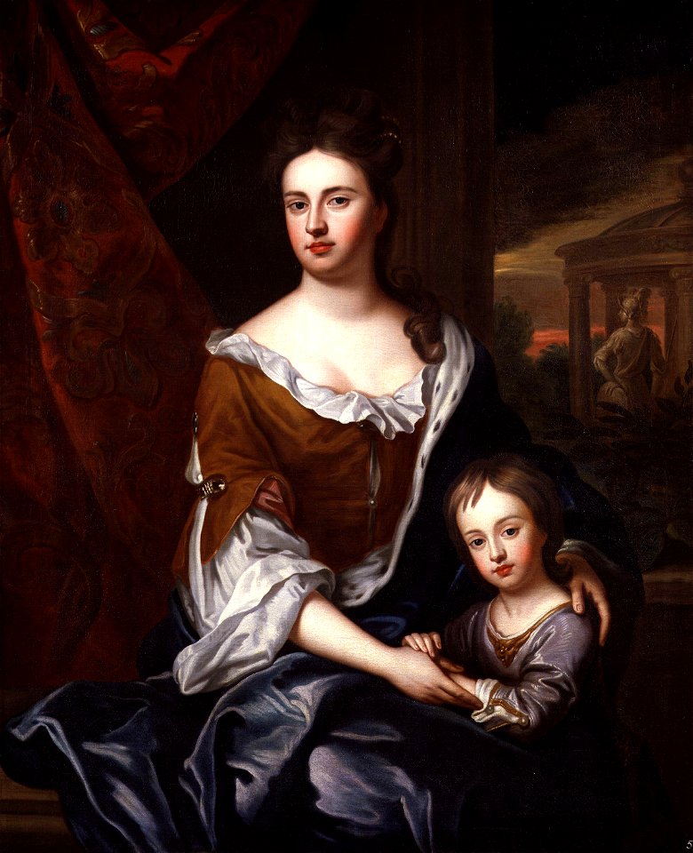Queen Anne; William, Duke of Gloucester by Sir Godfrey Kneller, Bt (2)