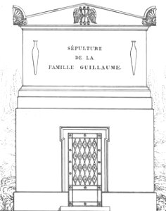 Quaglia - Le père Lachaise ou Recueil de dessins des principaux monuments de ce cimetière - Planche 8a2