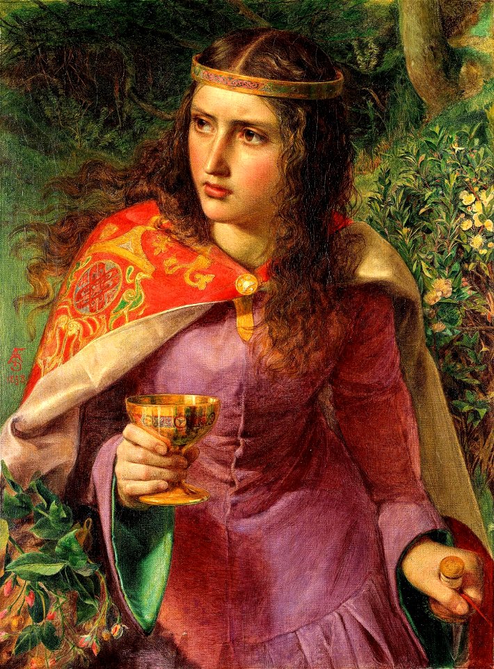 Queen Eleanor (Frederick Sandys, 1858)