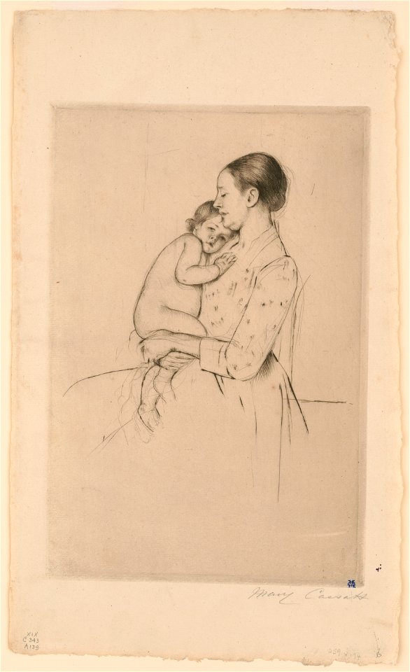 Quietude) - Mary Cassatt ; MC (monogram) LCCN2015646312