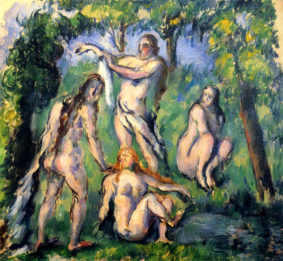Quatre baigneuses, par Paul Cézanne, Yorck