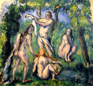 Quatre baigneuses, par Paul Cézanne, Yorck