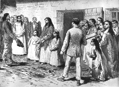 Queen of Easter Island meets Pinart in 1877