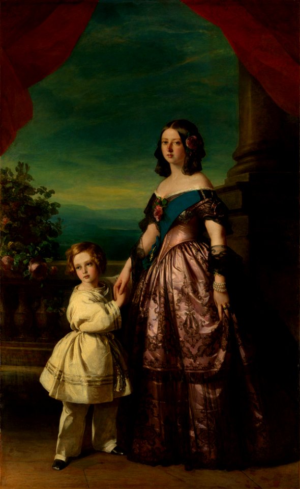 Queen Victoria with the Prince of Wales