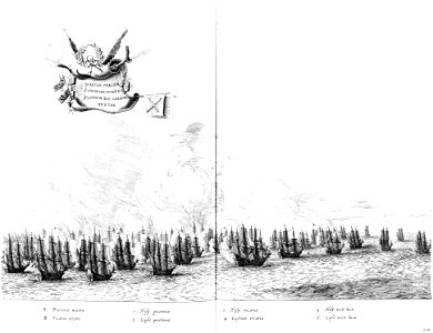 Quartum prælium Coniovian inter et fluvium Rio Grande (Rerum per octennium in Brasilia, Plate 45)