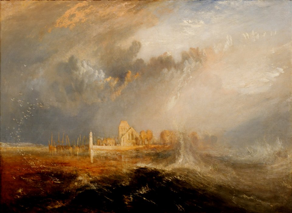 Quillebeuf Mouth of the Seine by Joseph Mallord William Turner