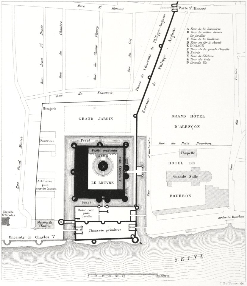 Quartier du Louvre, 1380