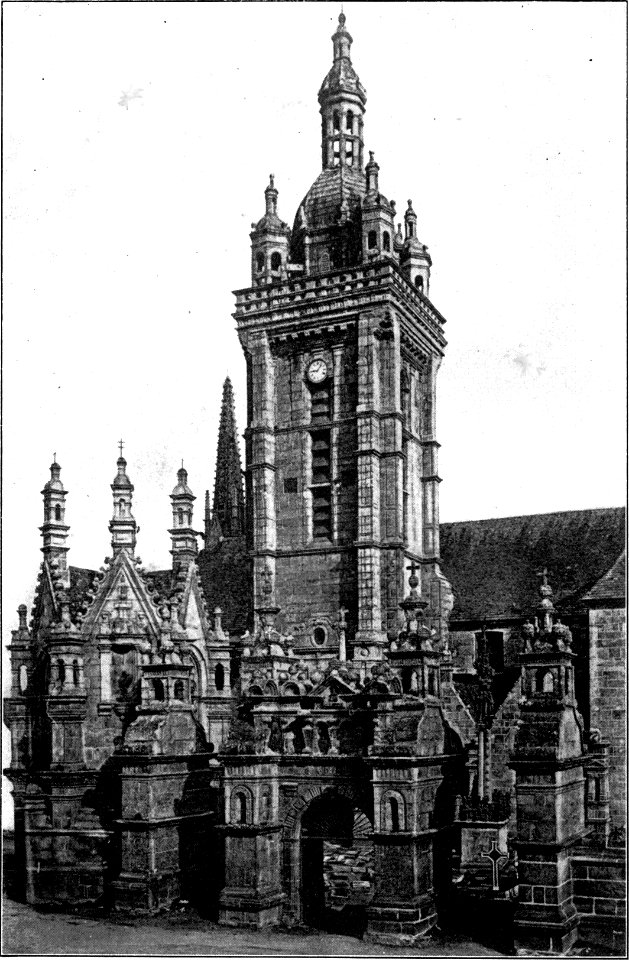 Quiniou - Saint-Thégonnec. L'Église et ses annexes p0