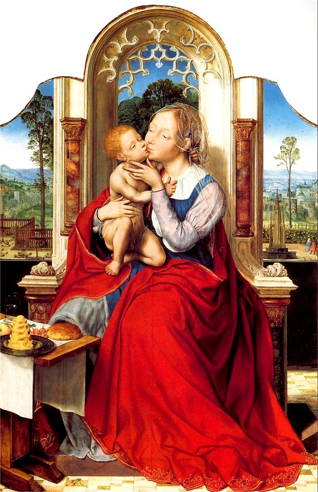 Quentin Massys - The Virgin Enthroned - 1525 - Staatliche Museen, Berlin