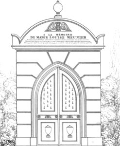 Quaglia - Le père Lachaise ou Recueil de dessins des principaux monuments de ce cimetière - Planche 8b3
