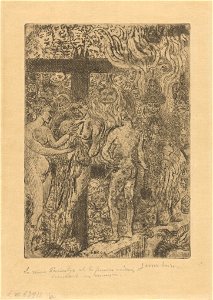Queen Parysatis, print by James Ensor, 1899, Prints Department, Royal Library of Belgium, S. III 63911