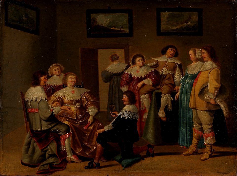 Pieter Jansz. Quast - Elegant company - NG.M.00093 - National Museum of Art, Architecture and Design