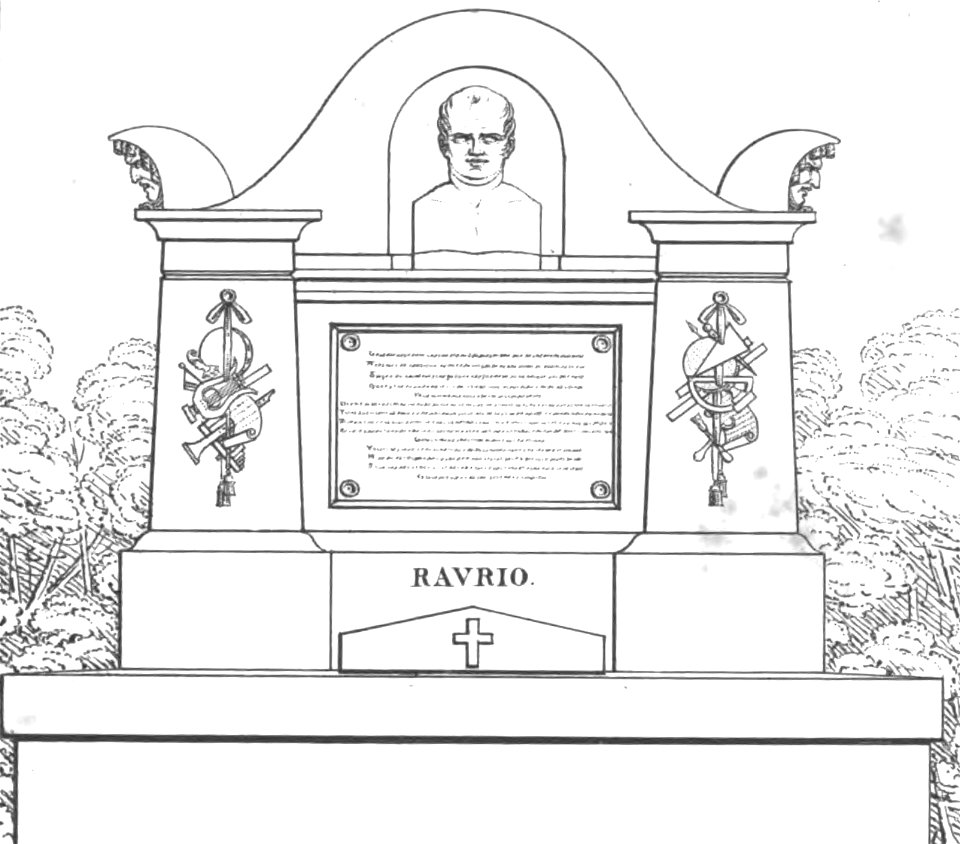 Quaglia - Le père Lachaise ou Recueil de dessins des principaux monuments de ce cimetière - Planche 4b1