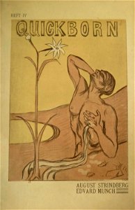 Quickborn Heft 4, hrsg von William Wauer - August Strindberg und Edvard Munch