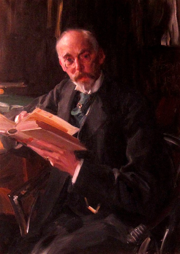 Quennerstedt, August av Anders Zorn (ur Lunds universitets konstsamling)