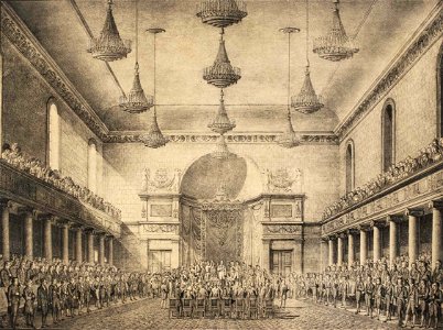 Quaglio Eröffnung der Staende-Versammlung des Königreichs Baiern 1819