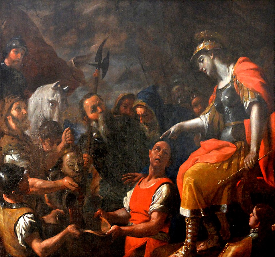 Queen Tomyris and the head of Cyrus the Great
