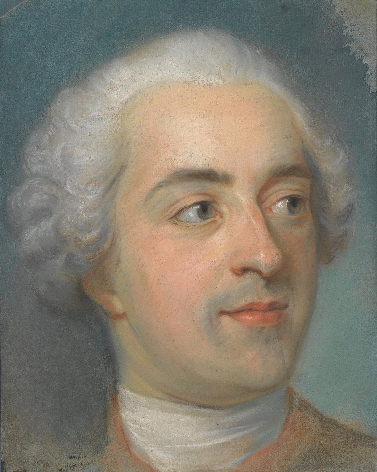 Quentin de La Tour - Preparation for a Portrait of Louis XV