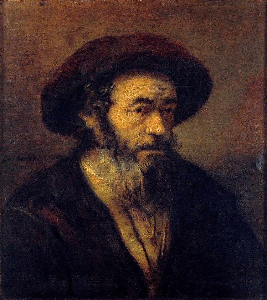R.H. van Rijn - Man met een baard - NK3051 - Cultural Heritage Agency of the Netherlands Art Collection