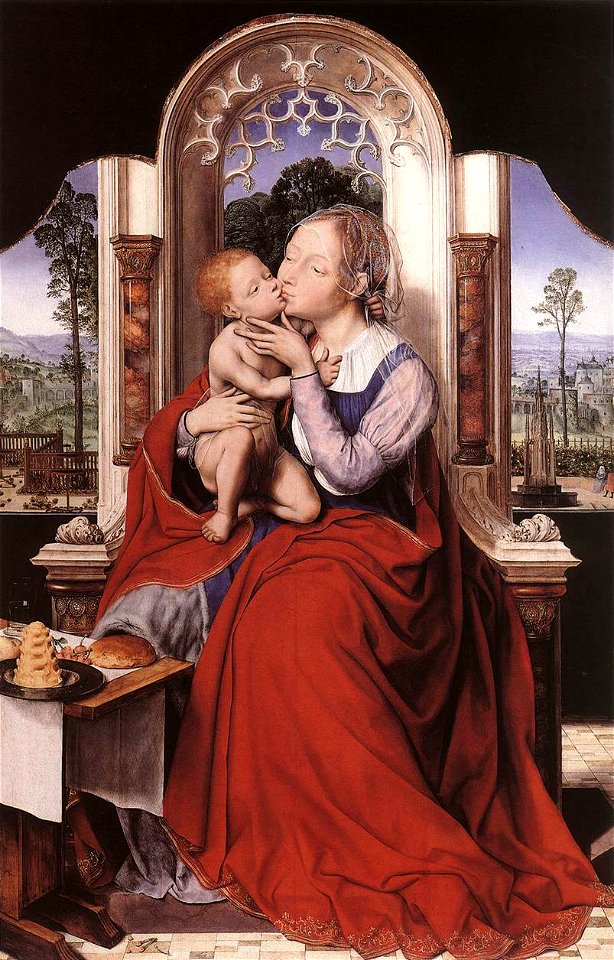 Quinten Massijs (I) - The Virgin Enthroned - WGA14298