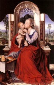 Quinten Massijs (I) - The Virgin Enthroned - WGA14298