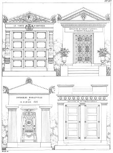 Quaglia - Le père Lachaise ou Recueil de dessins des principaux monuments de ce cimetière - Planche 13