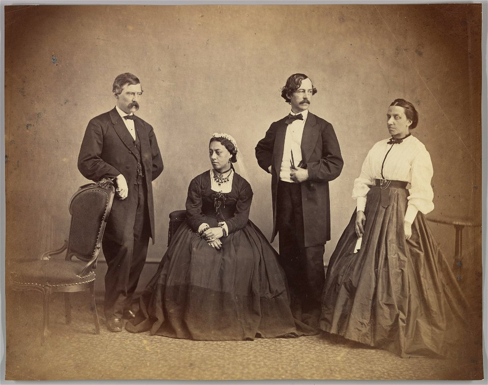 Queen Emma of Hawaii and Her Entourage MET DP275751