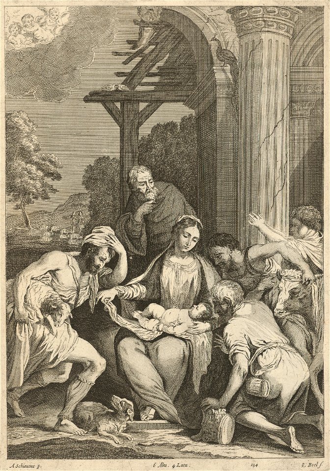 Quirijn Boel - Adoration of the Shepherds SVK-SNG.G 11965-135