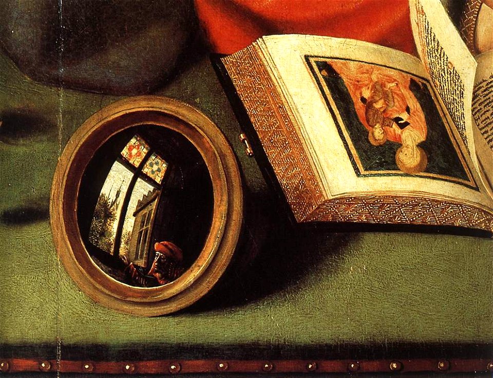 Quinten Massijs (I) - The Moneylender and his Wife (detail) - WGA14283