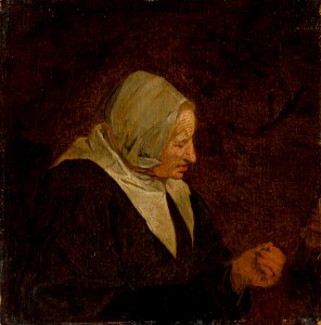 Quiringh Gerritsz. van Brekelencam - Old Woman - O 4043 - Slovak National Gallery