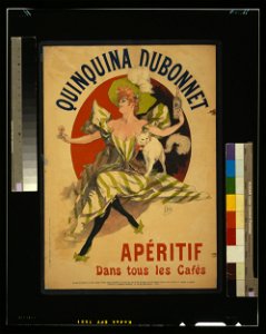 Quinquina Dubonnet apéritif dans tous les cafés - J. Chéret. LCCN2004665793