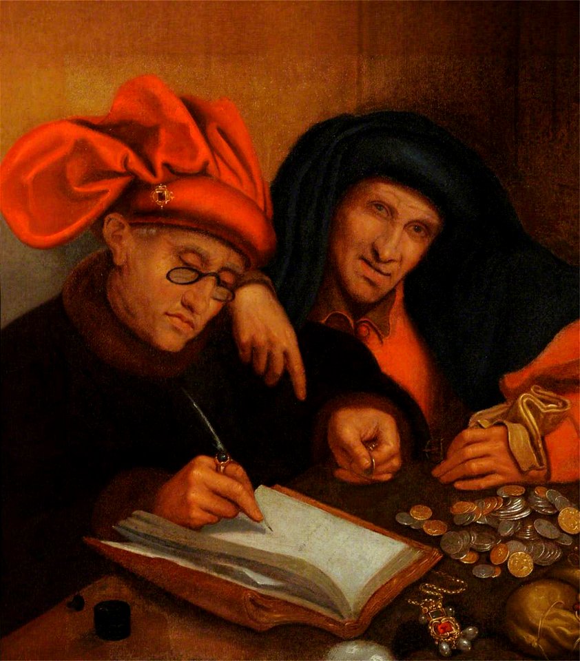 Quinten Massys (1466-1530) (after) - The Moneylenders - 959461 - National Trust