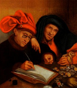 Quinten Massys (1466-1530) (after) - The Moneylenders - 959461 - National Trust