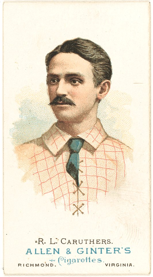 R. L. Caruthers, St. Louis Browns, baseball card portrait LCCN2007680699