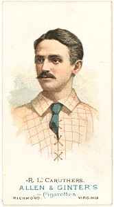 R. L. Caruthers, St. Louis Browns, baseball card portrait LCCN2007680699