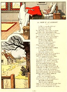 Rabier - Fables de La Fontaine - La Mort et le Mourant
