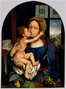 Quinten Massijs (I) - Virgin and Child - WGA14302. Free illustration for personal and commercial use.