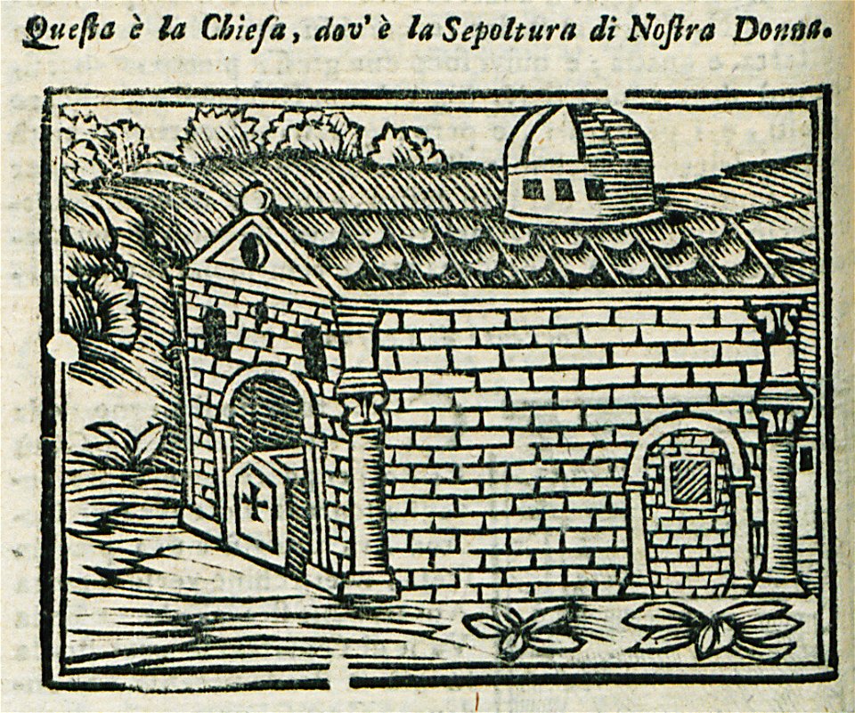 Questa è la Chiesa, dov' è la Sepoltura di Nostra Donna - Bianco Noe - 1600