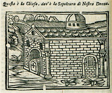 Questa è la Chiesa, dov' è la Sepoltura di Nostra Donna - Bianco Noe - 1600
