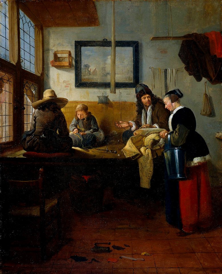 Quiringh van Brekelenkam - Tailor's Workshop