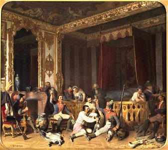 R S Zimmermann Besetzung eines Schlosses 1858