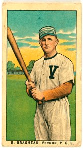 R. Brashear, Vernon Team, baseball card portrait LCCN2008677347