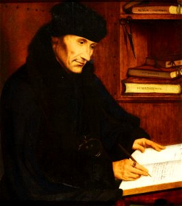 Quinten Massys (1465-6-1530) - Desiderius Erasmus (1466-1536) - RCIN 405759 - Royal Collection
