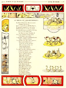 Rabier - Fables de La Fontaine - Le Soleil et les Grenouilles 1