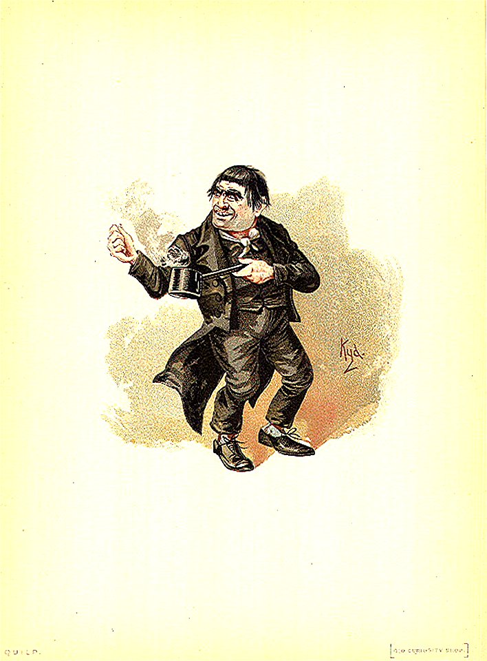 Quilp 1889 Dickens The Old Curiosity Shop character by Kyd (Joseph Clayton Clarke)