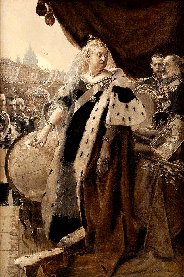 Queen Victoria by François Flameng