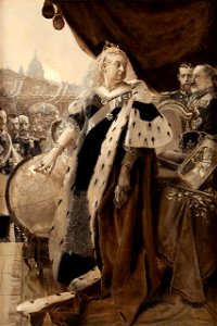 Queen Victoria by François Flameng