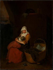 Quiringh van Brekelenkam - Mother and Child - NG.M.01369 - National Museum of Art, Architecture and Design
